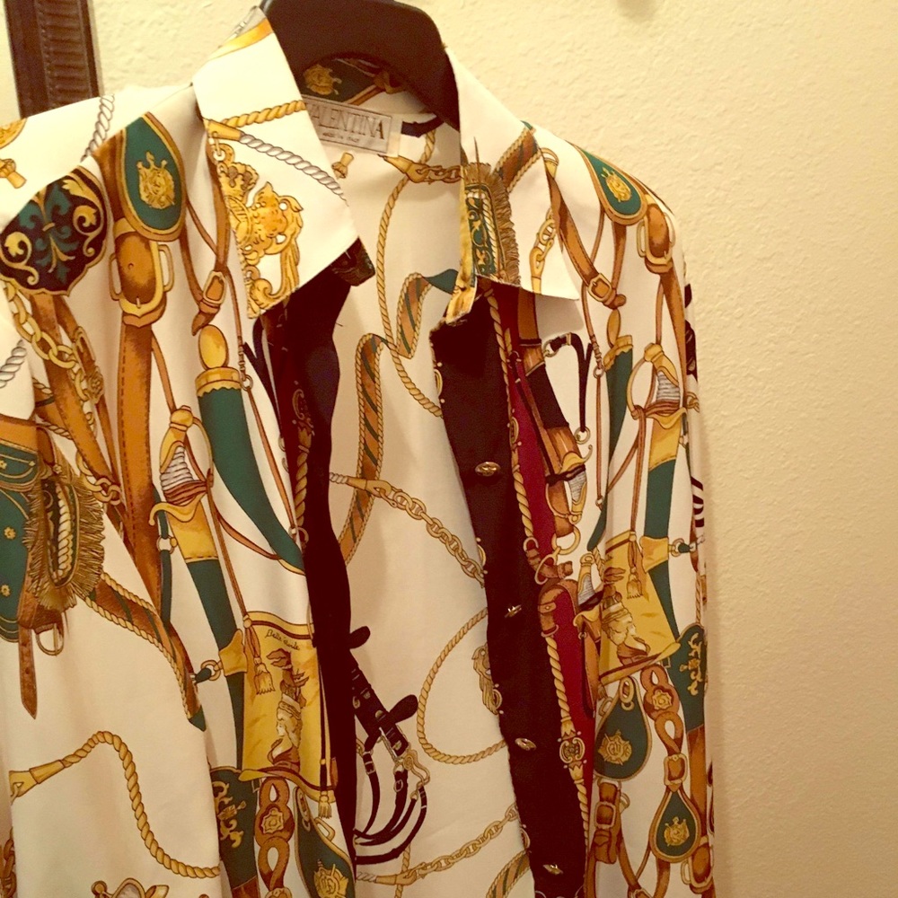 2 Authentic Valentina Silk Blouse